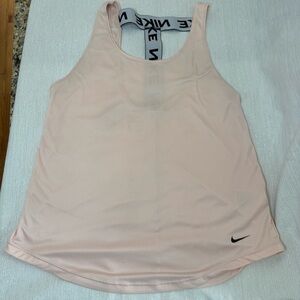 Nike Pink Sleeveless Tank Top with Racerback
